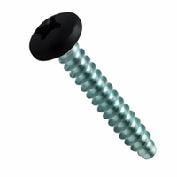 8B X 1/2 PHIL PAN SMS ZINC PT.#18 BLACK